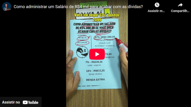 Como administrar seu salario de R$4000 dicas praticas !